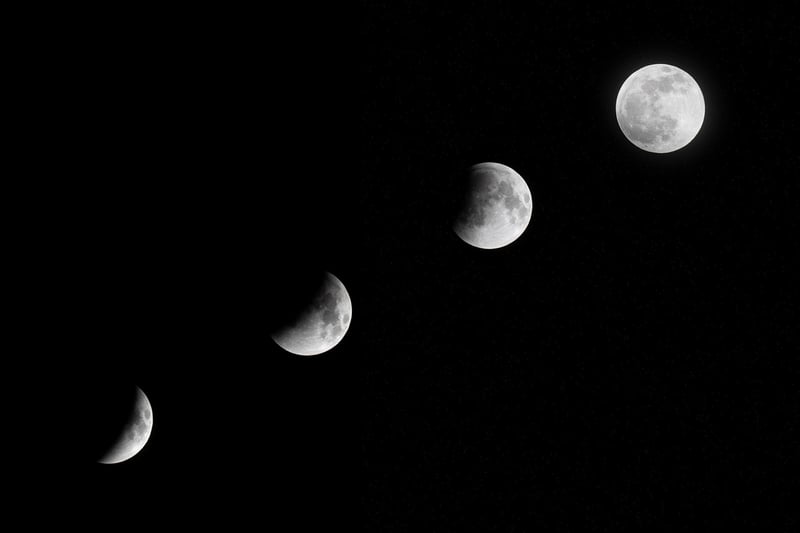 Moonlit Night Sky